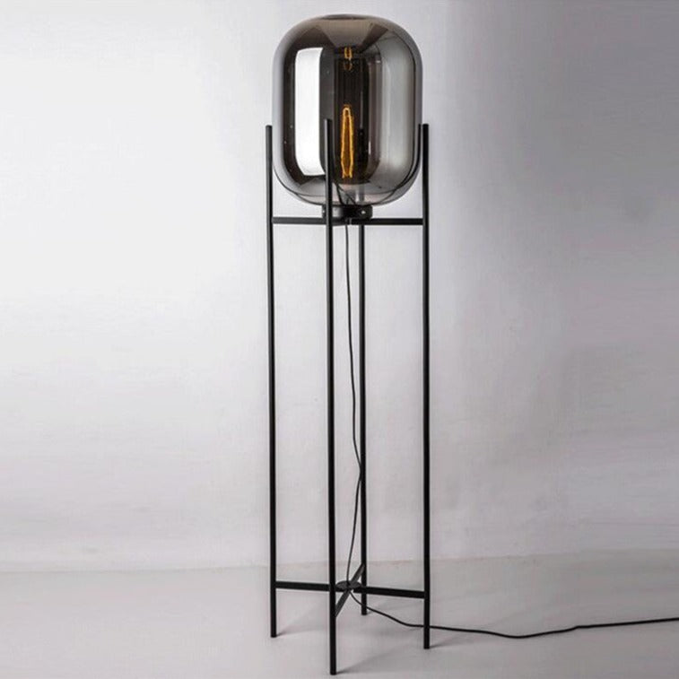 lampe de salon globe verre