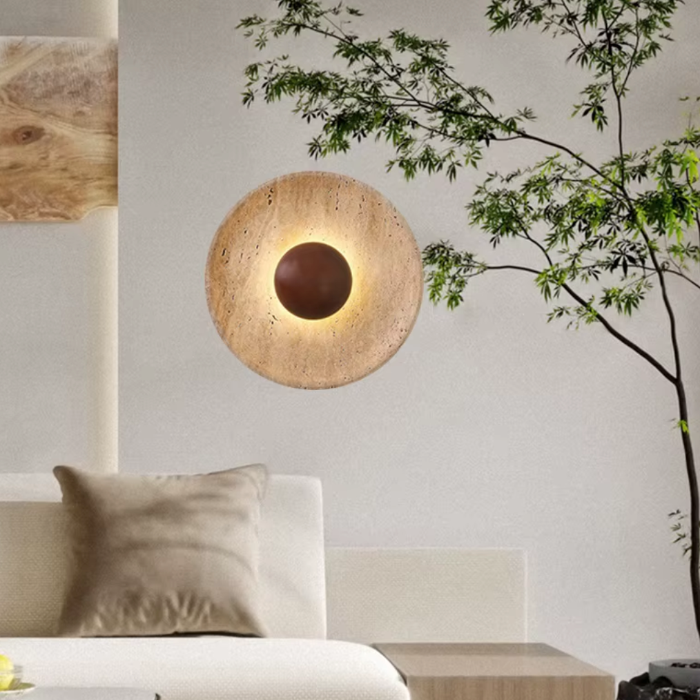 Applique murale bois naturel