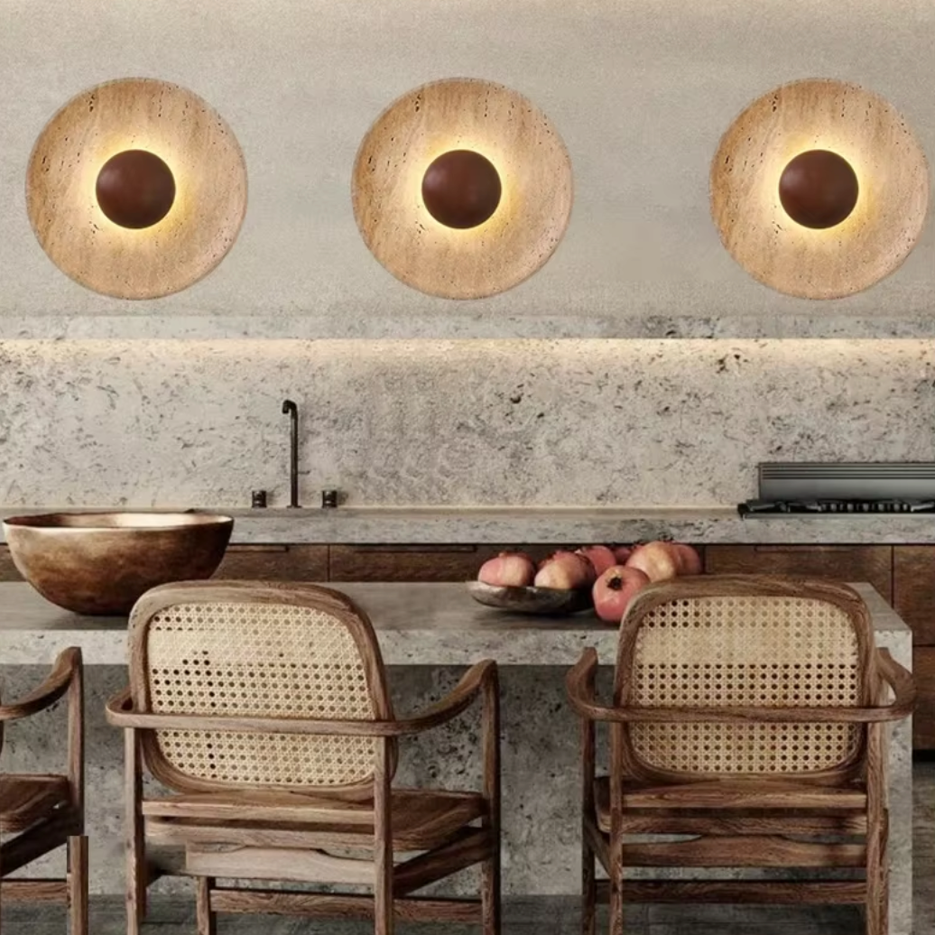 Applique murale bois naturel
