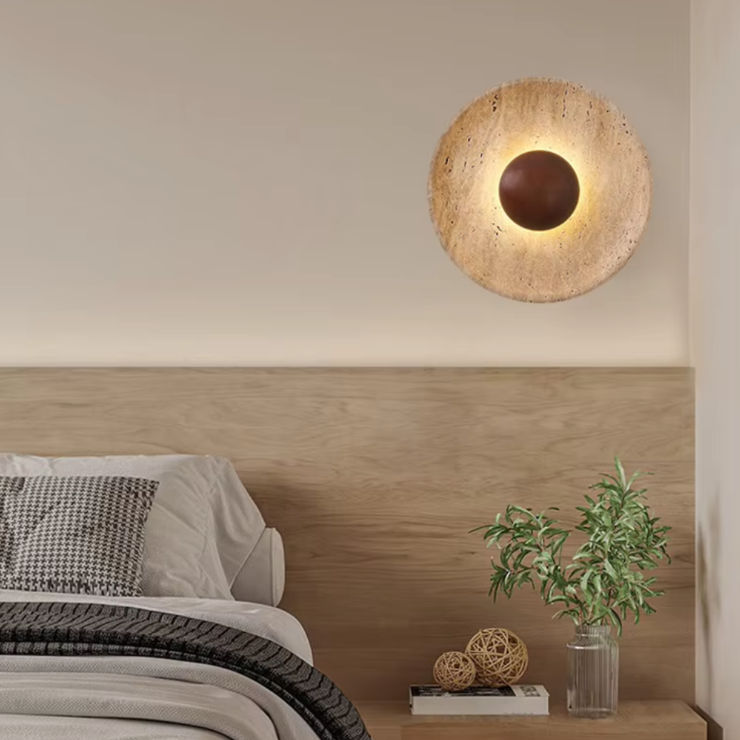 Applique murale bois naturel