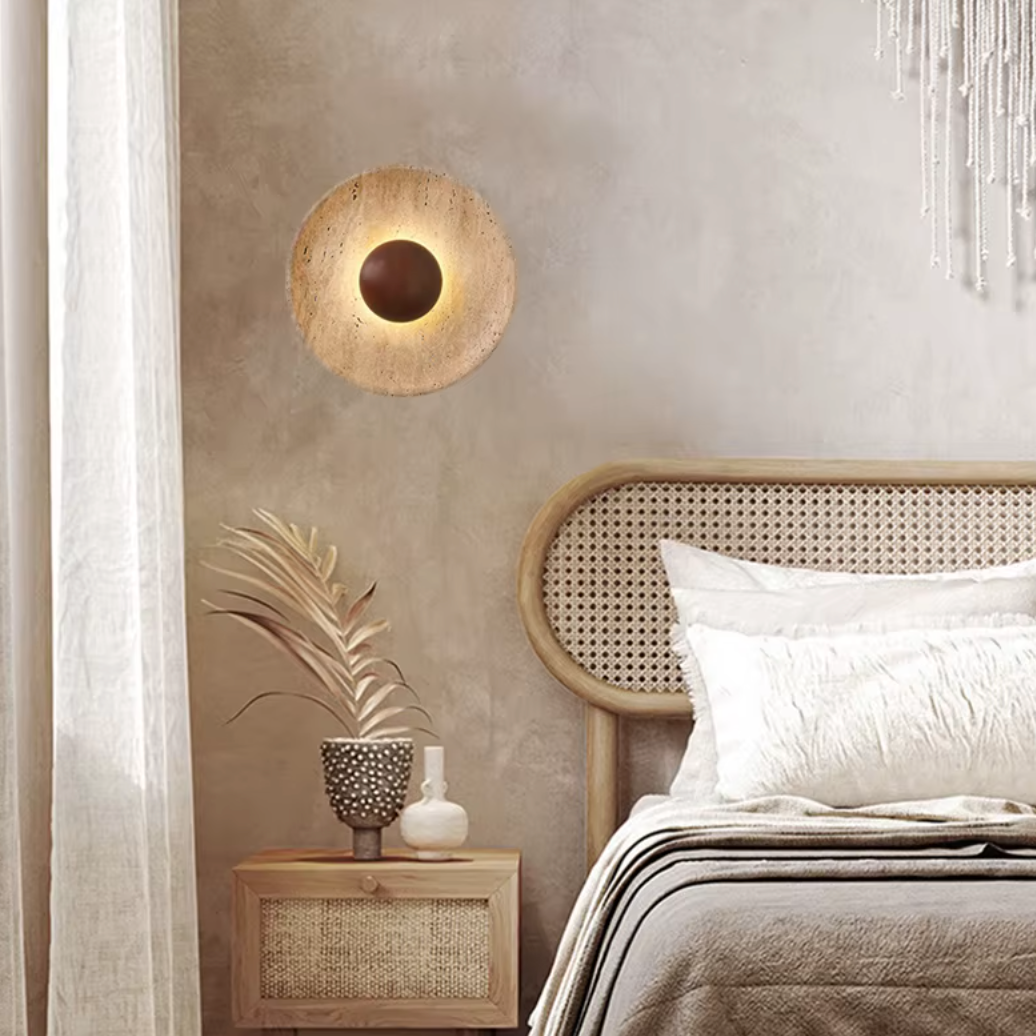 Applique murale bois naturel