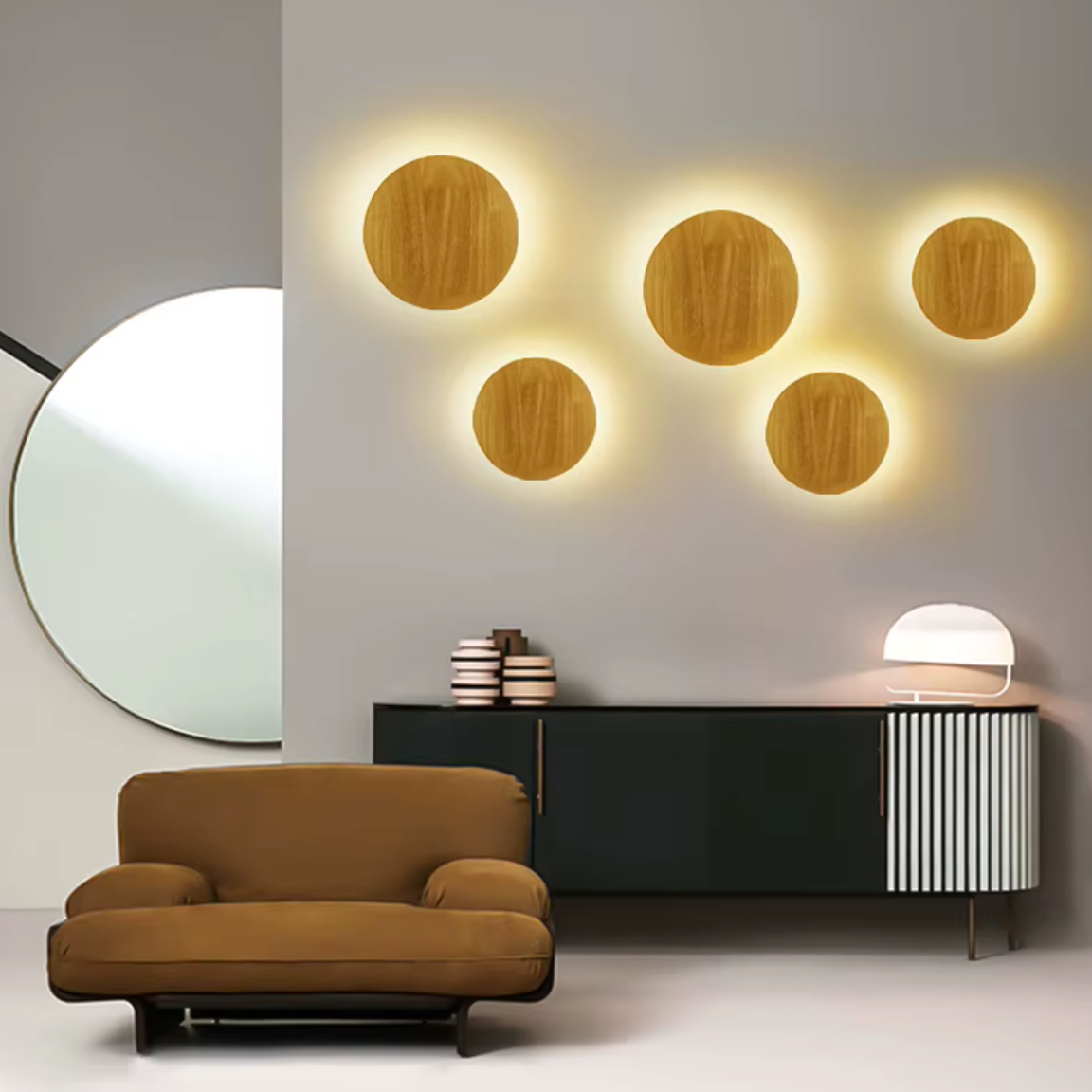 Applique murale design bois