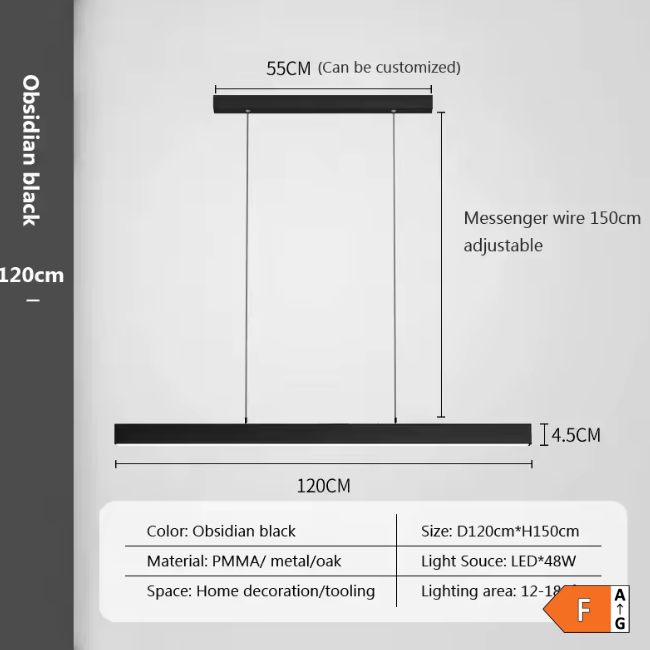 Lustre contemporain salon
