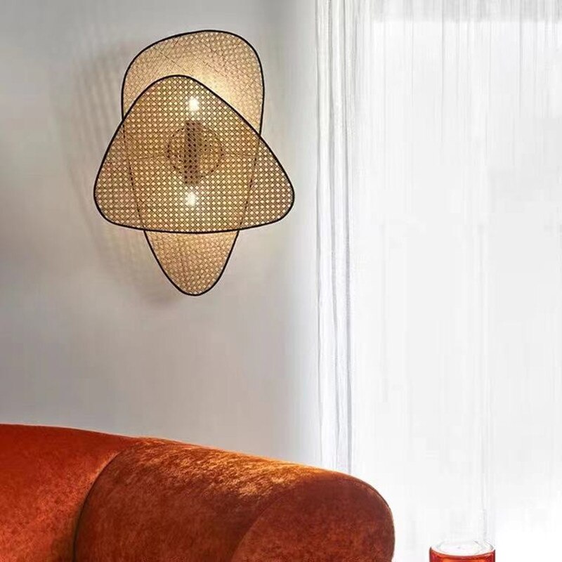 Applique murale bois bambou