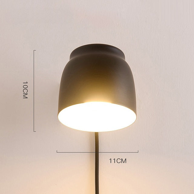 Applique murale bois design noir