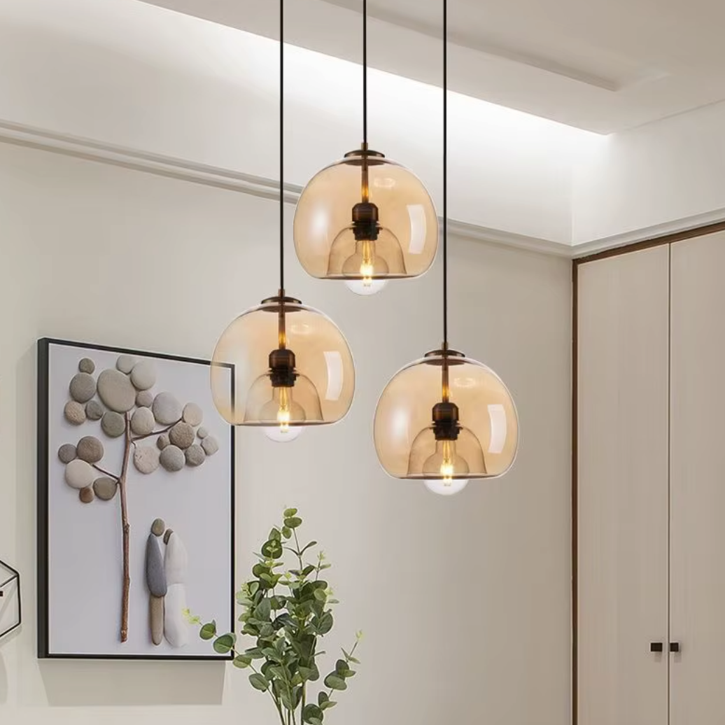Lustre cuisine verre