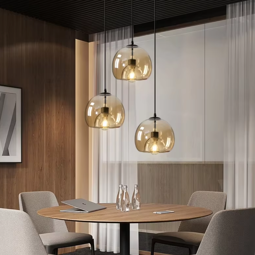 Lustre cuisine verre