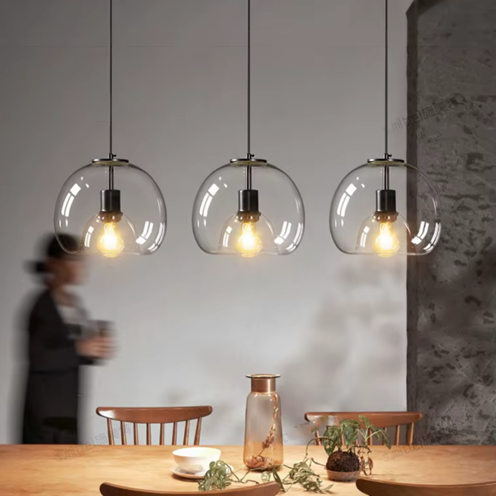 Lustre cuisine verre