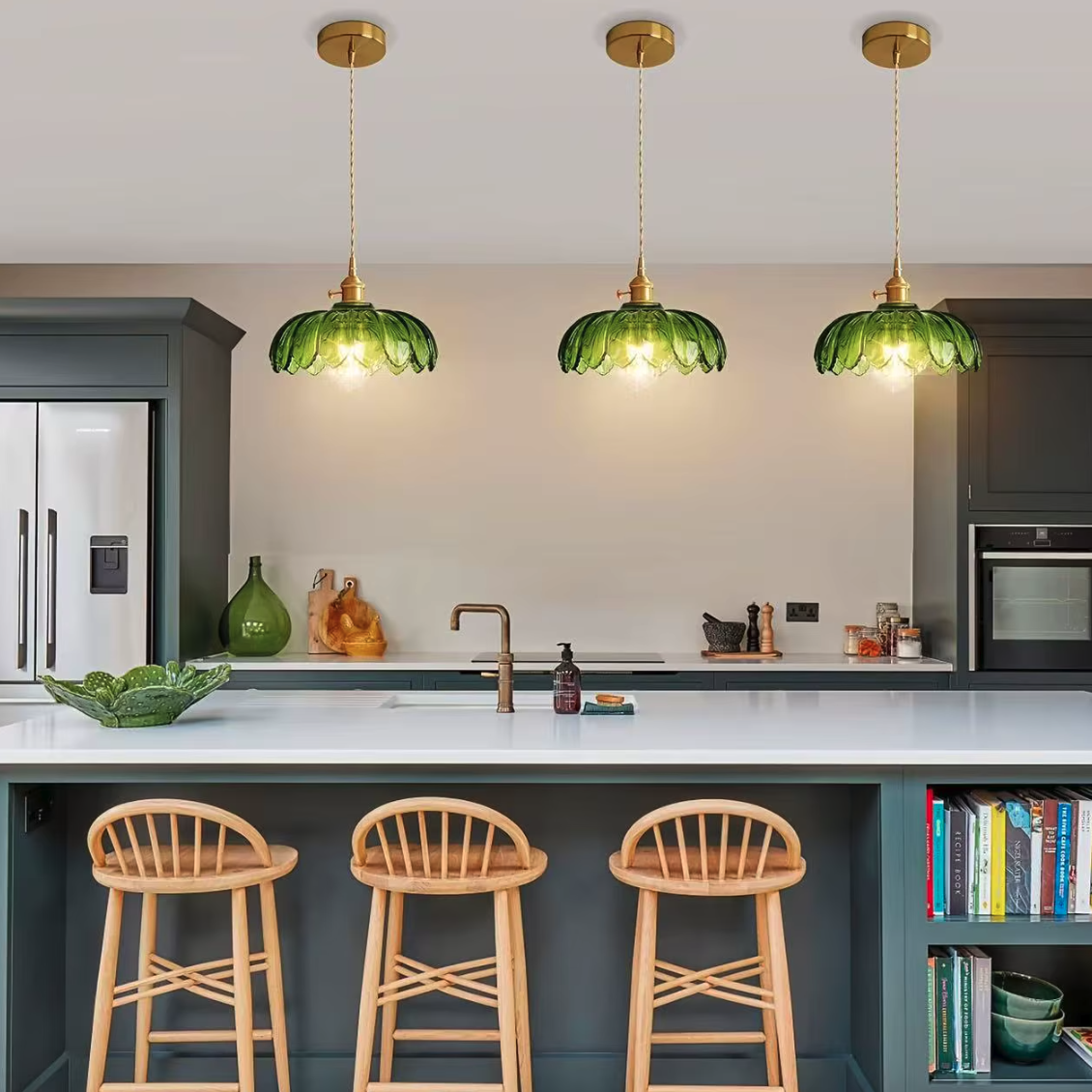 Lustre salon rustique
