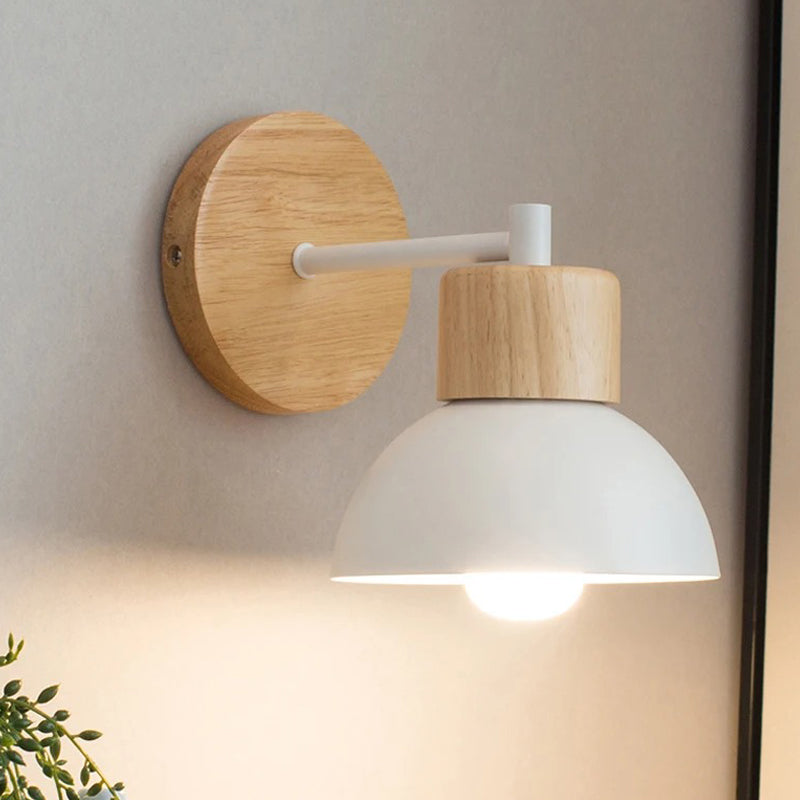 Applique murale design bois blanc