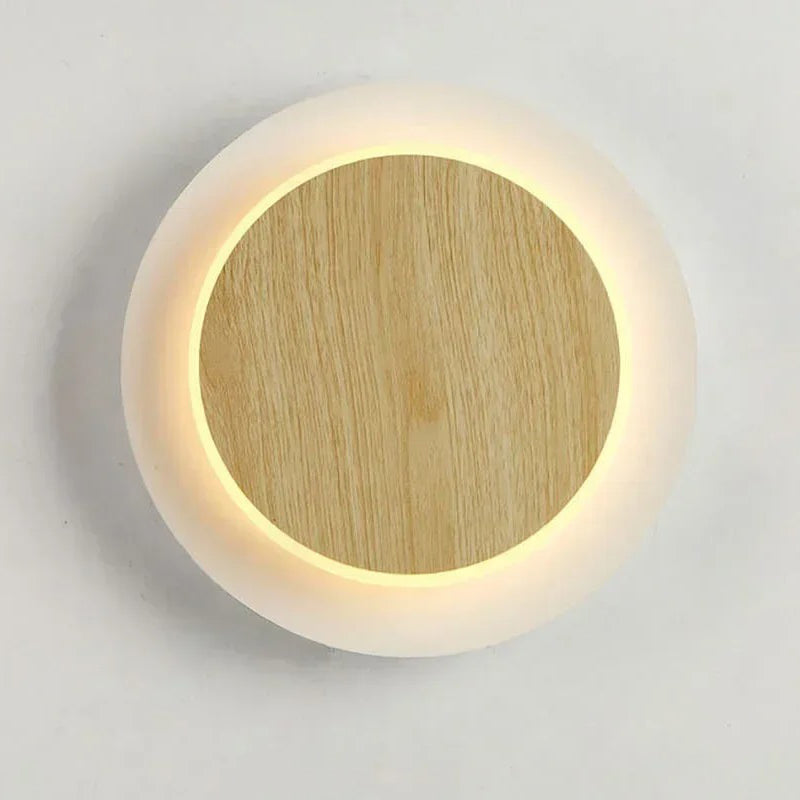 Applique murale bois led