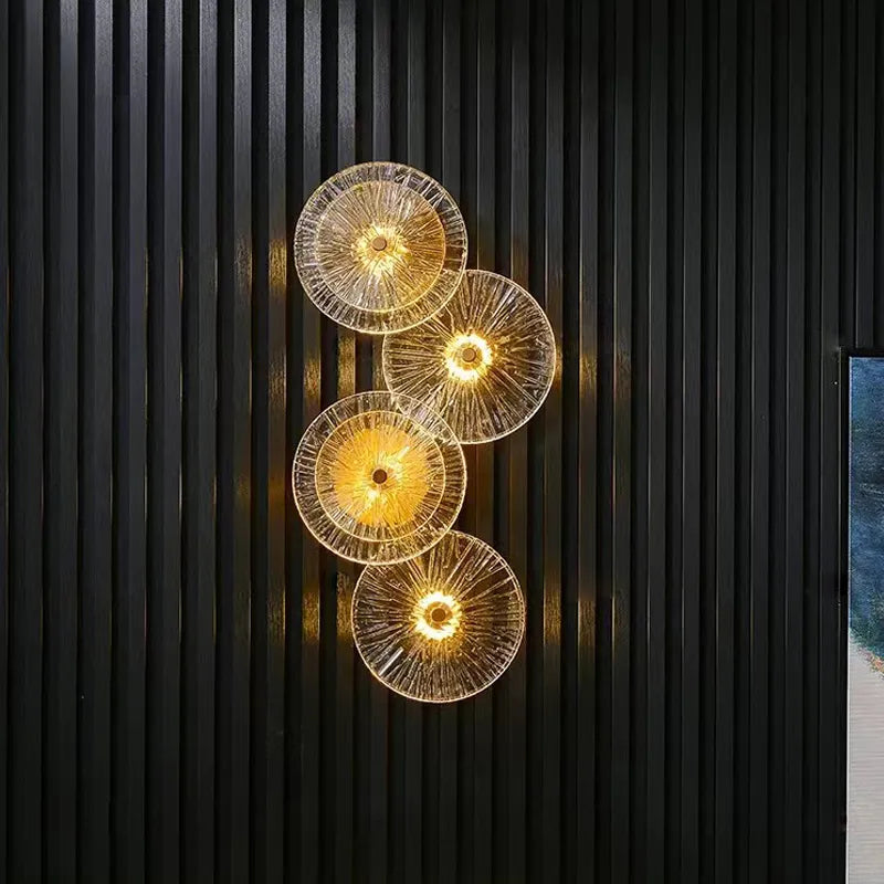 Applique Murale Noire Scandinave avec éclairage d'ambiance