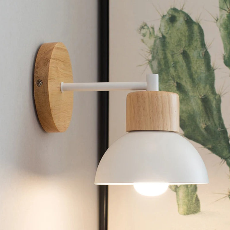 Applique murale design bois blanc