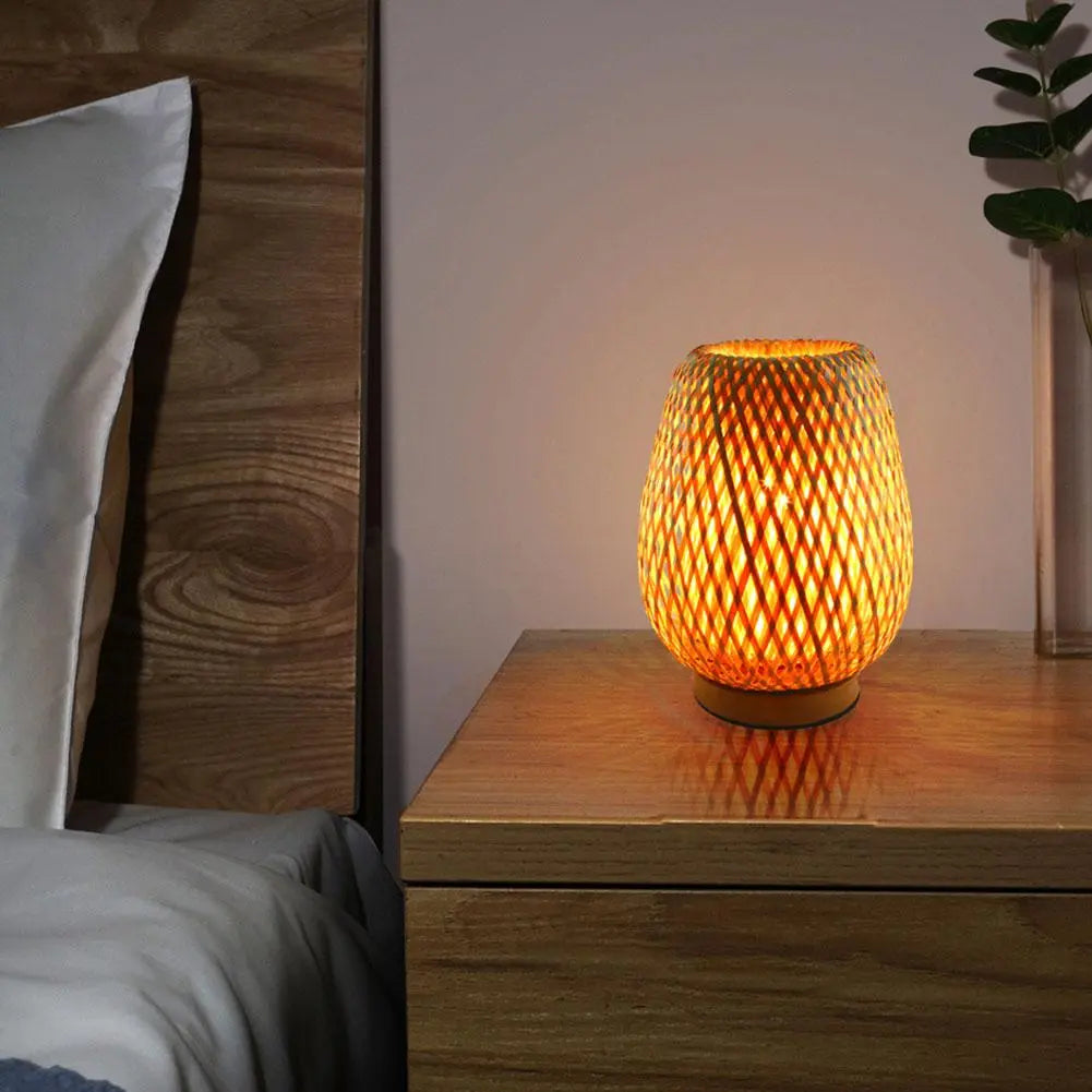Lampe De Chevet Vintage Sampa Helios – Teinte Marron – Fonctionnelle Avec Petites Marques D'usage