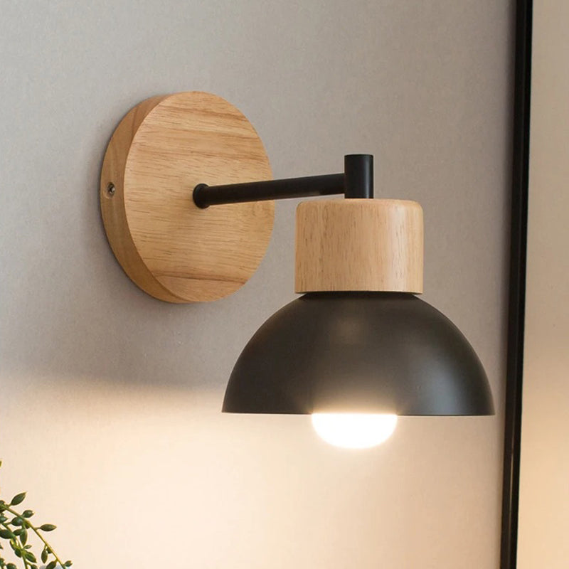 Applique murale design bois blanc