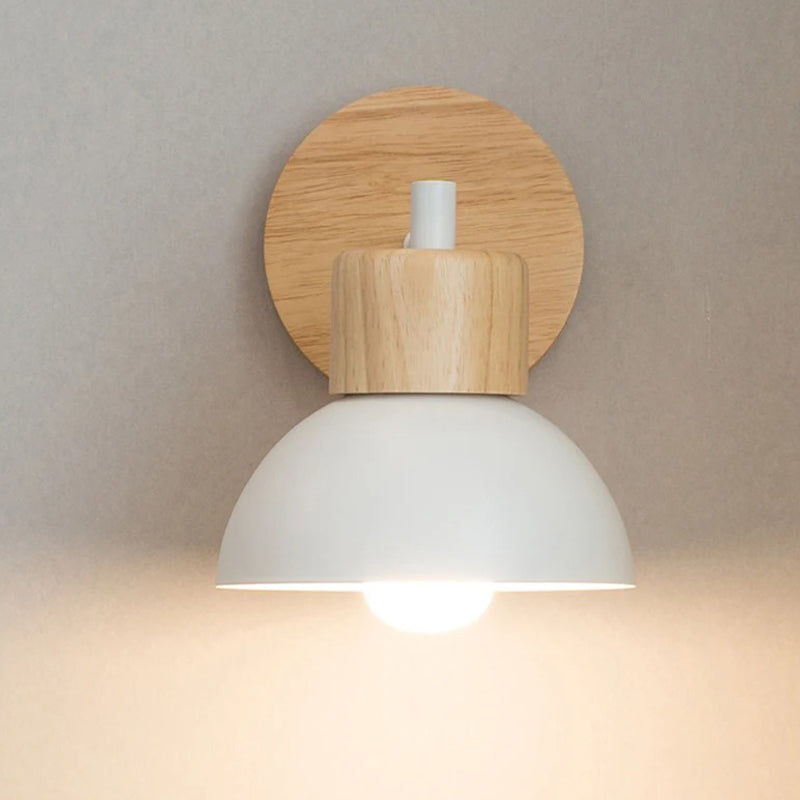 Applique murale design bois blanc