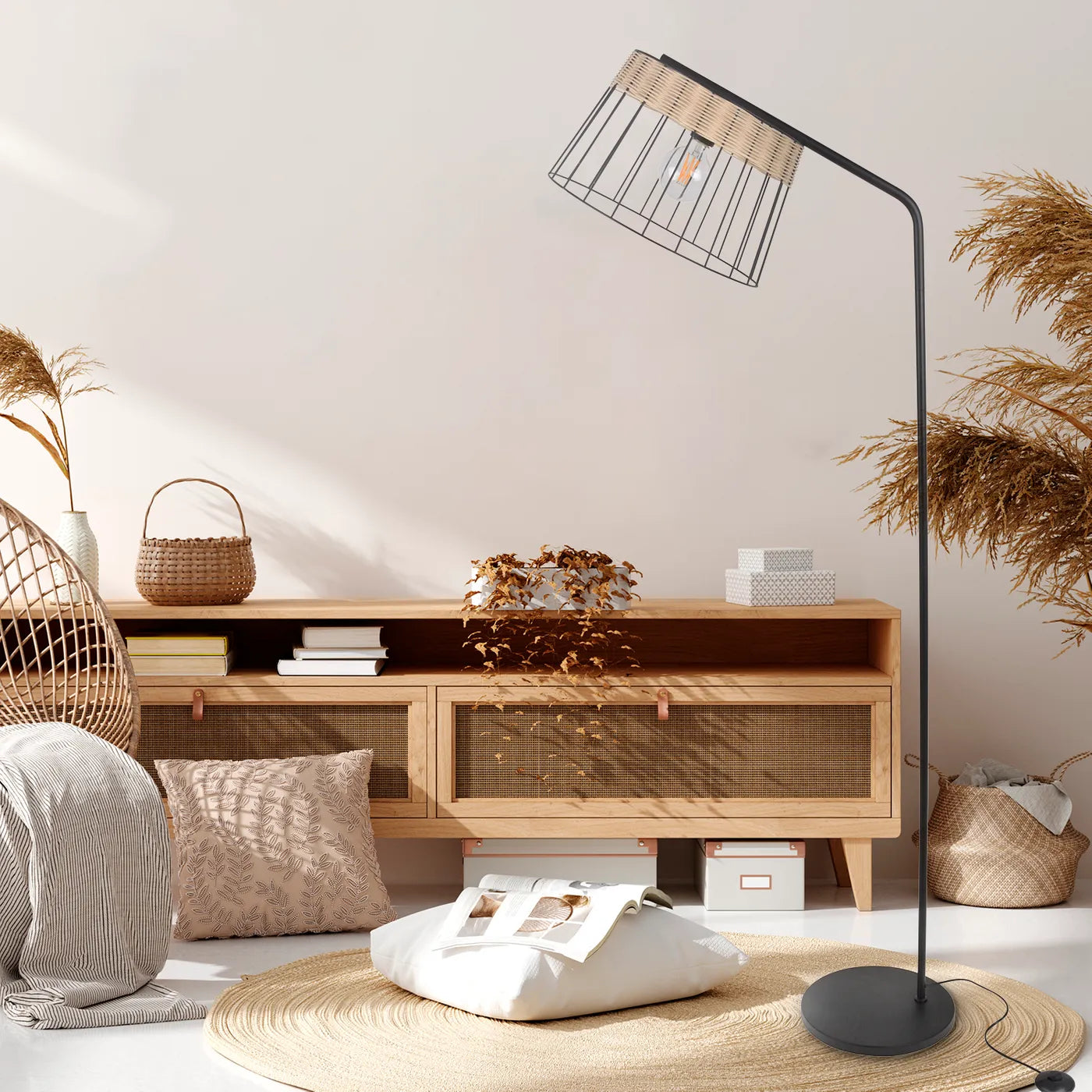 Lampe moderne sur pied