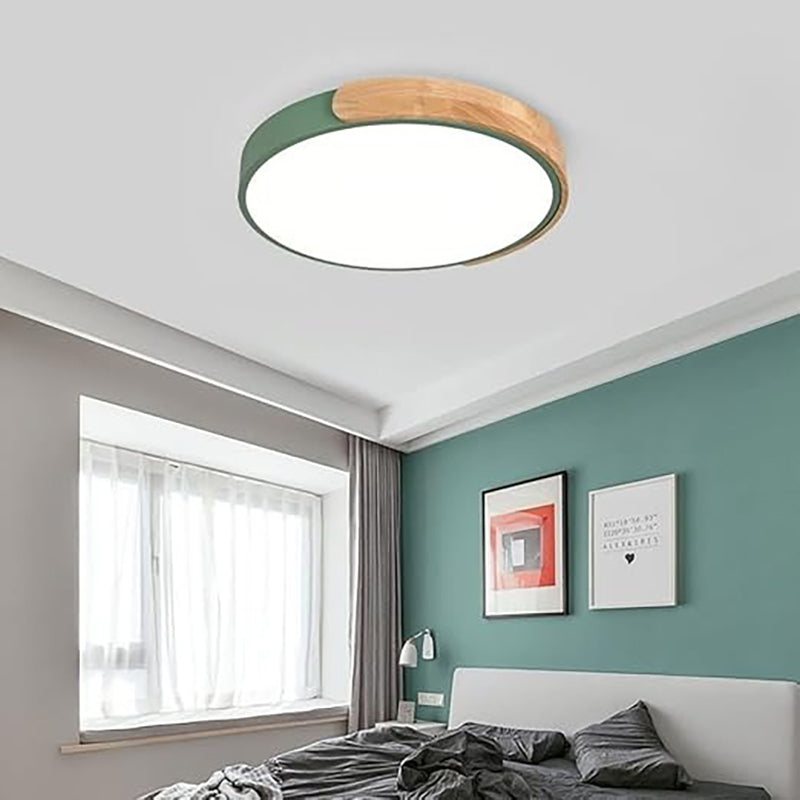 Plafonnier salle de bain vert