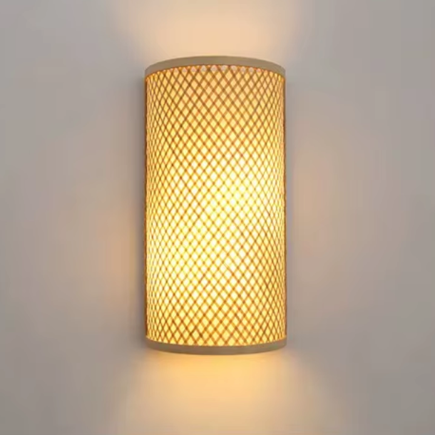 Applique murale bois bambou