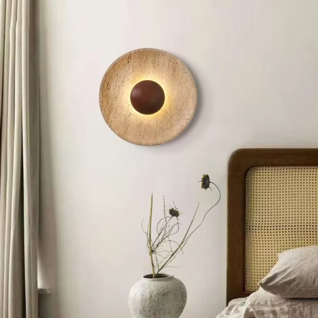 Applique murale bois naturel