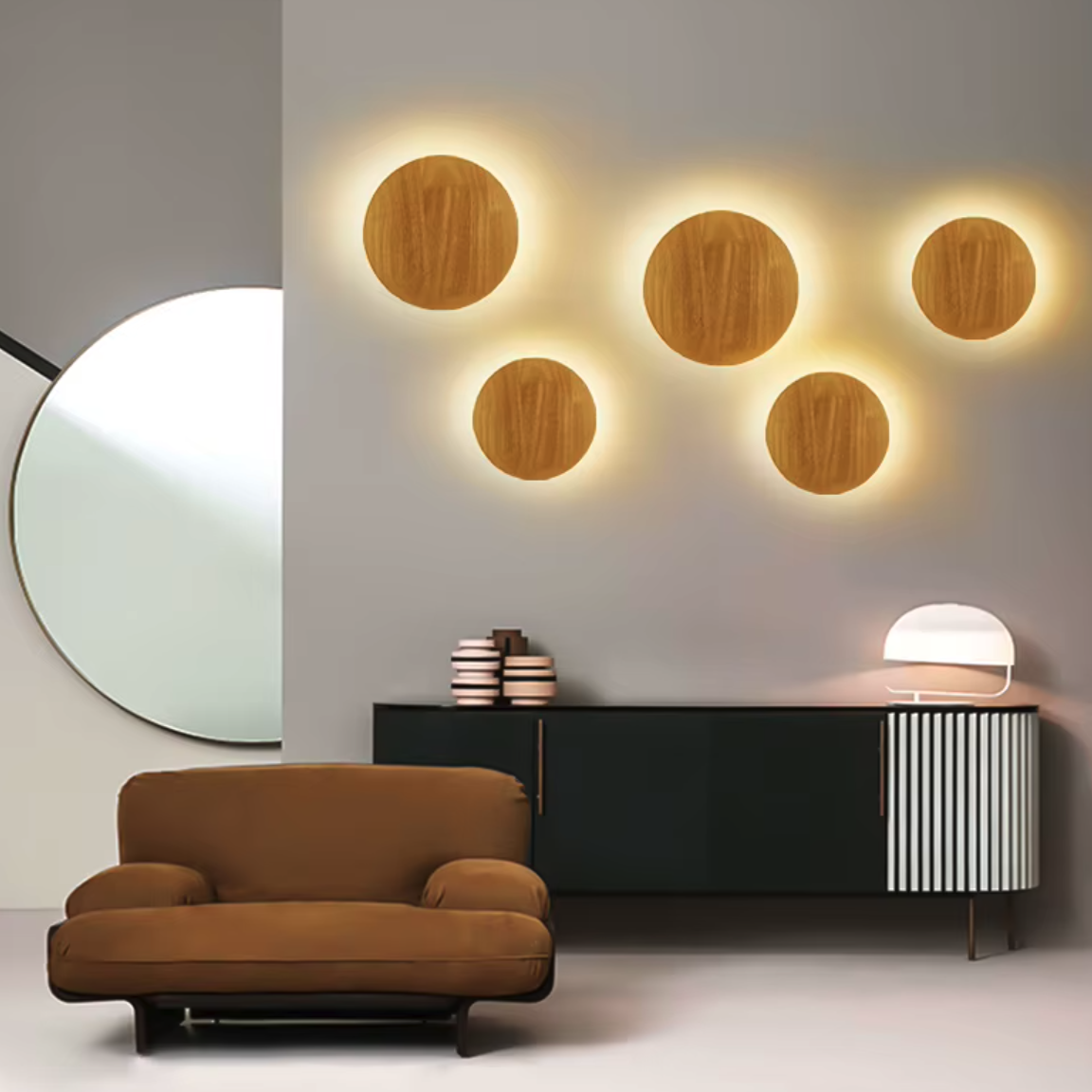 Applique murale design bois