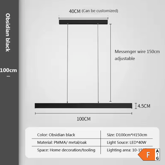 Lustre contemporain salon