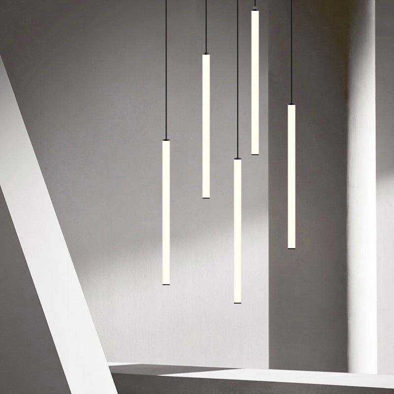 Lustre moderne salon led