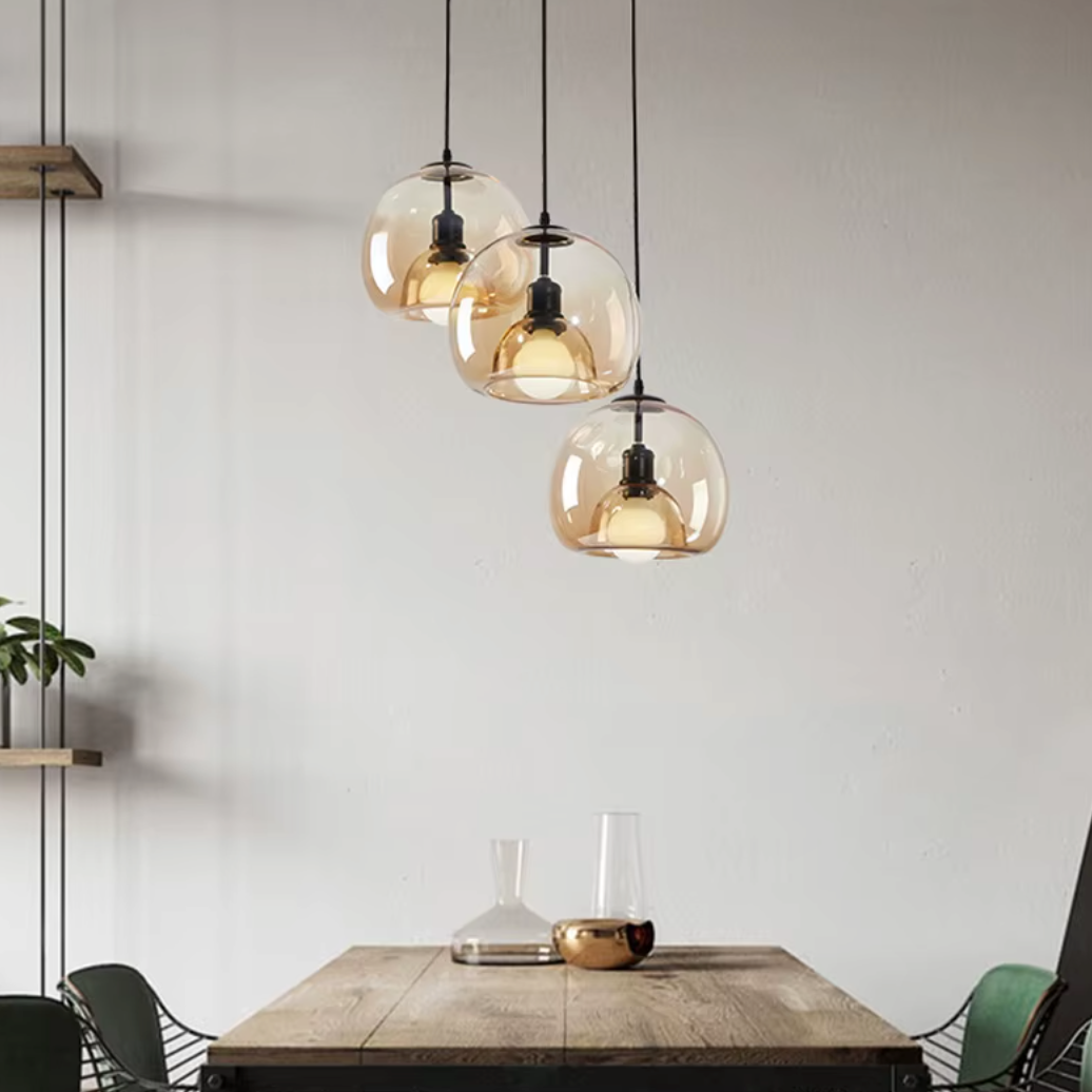 Lustre cuisine verre