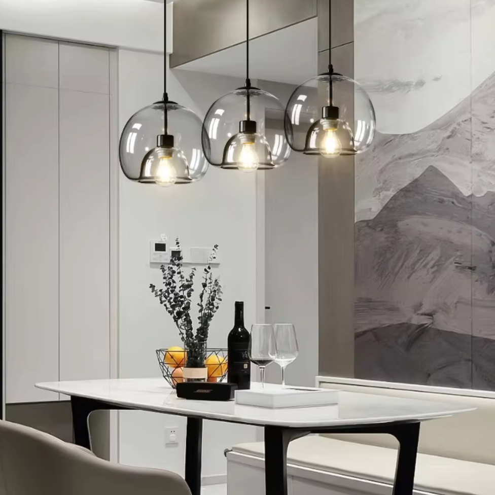 Lustre cuisine verre