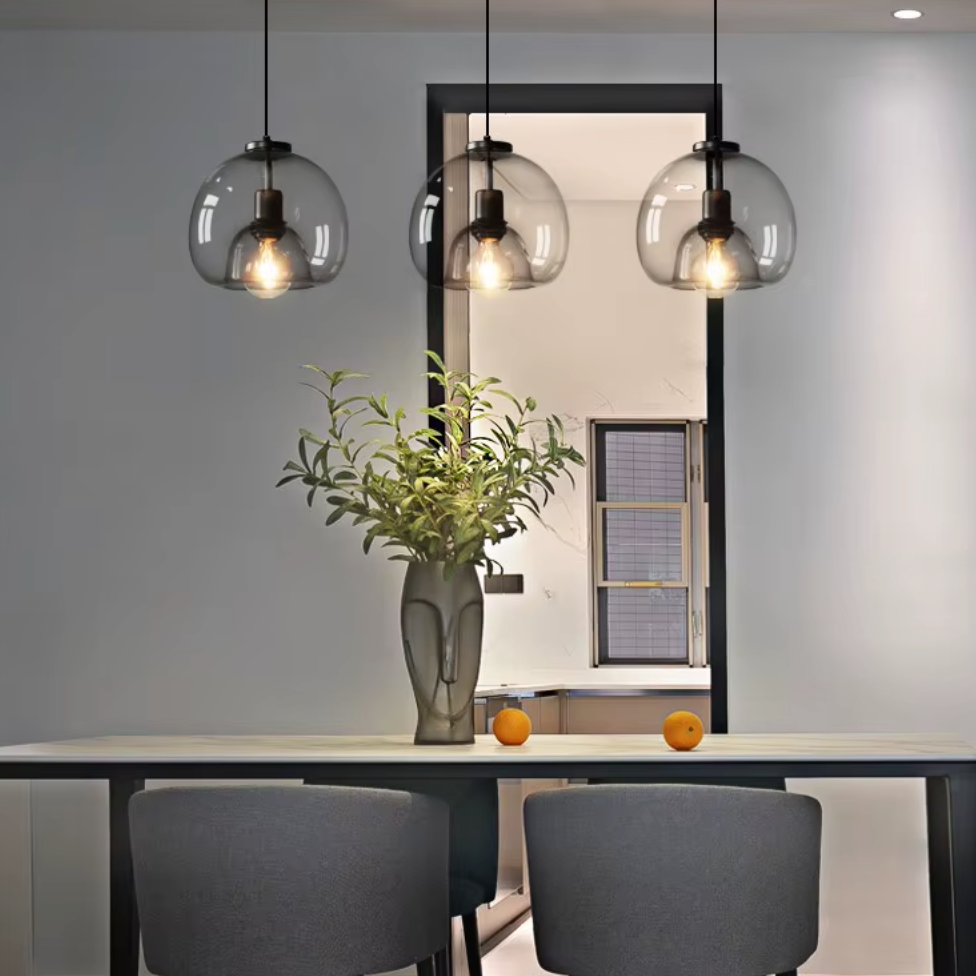 Lustre cuisine verre