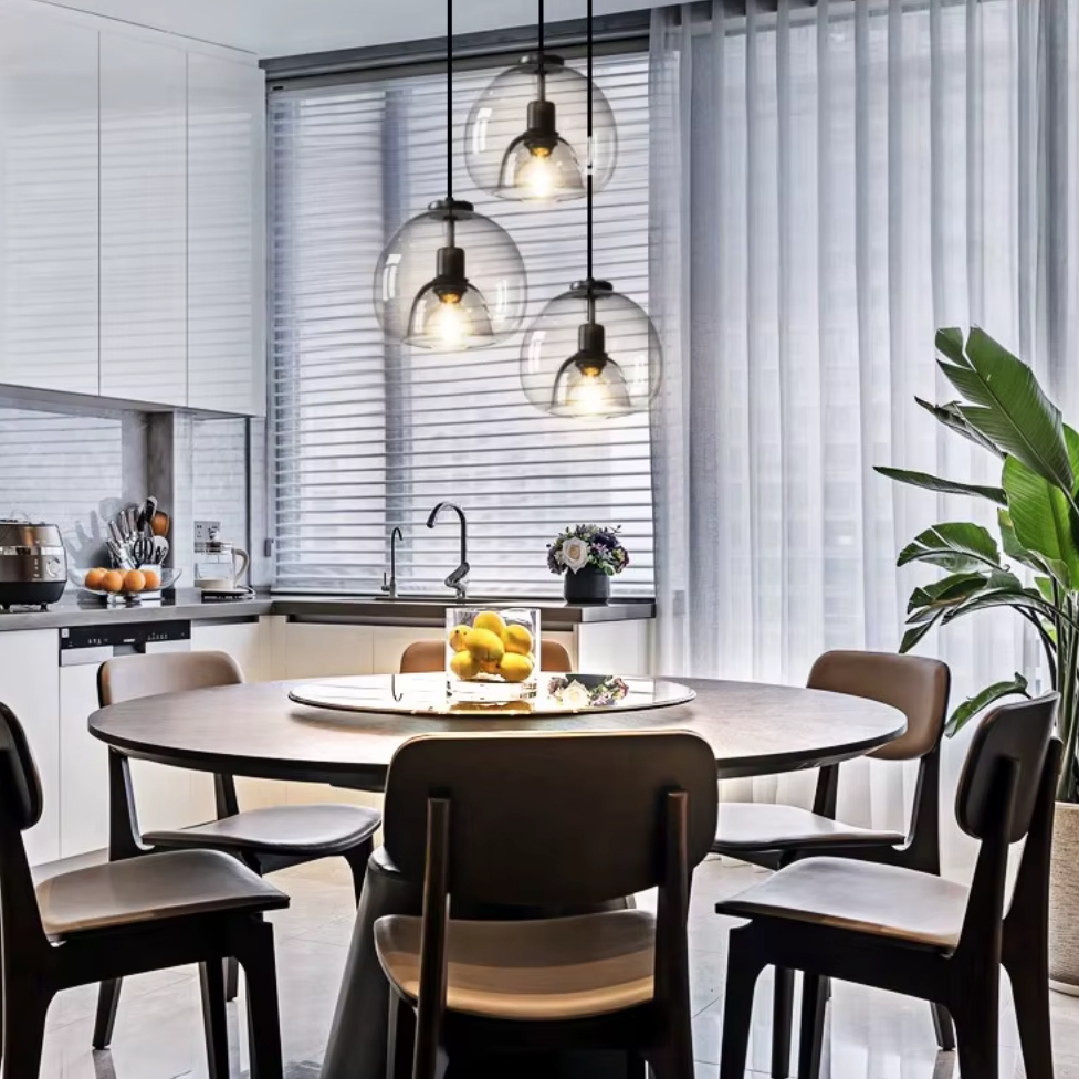 Lustre cuisine verre