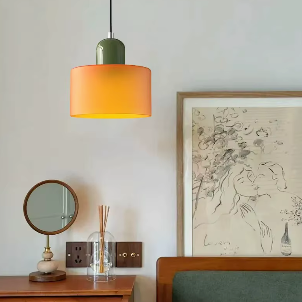 Lustre moderne en verre