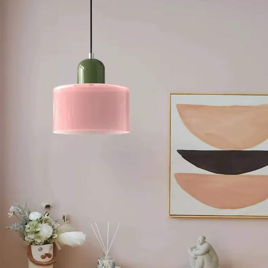 Lustre moderne en verre