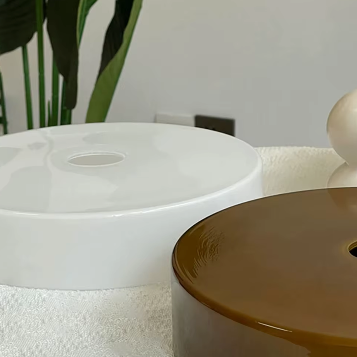 Lustre salon vintage verre soufflé