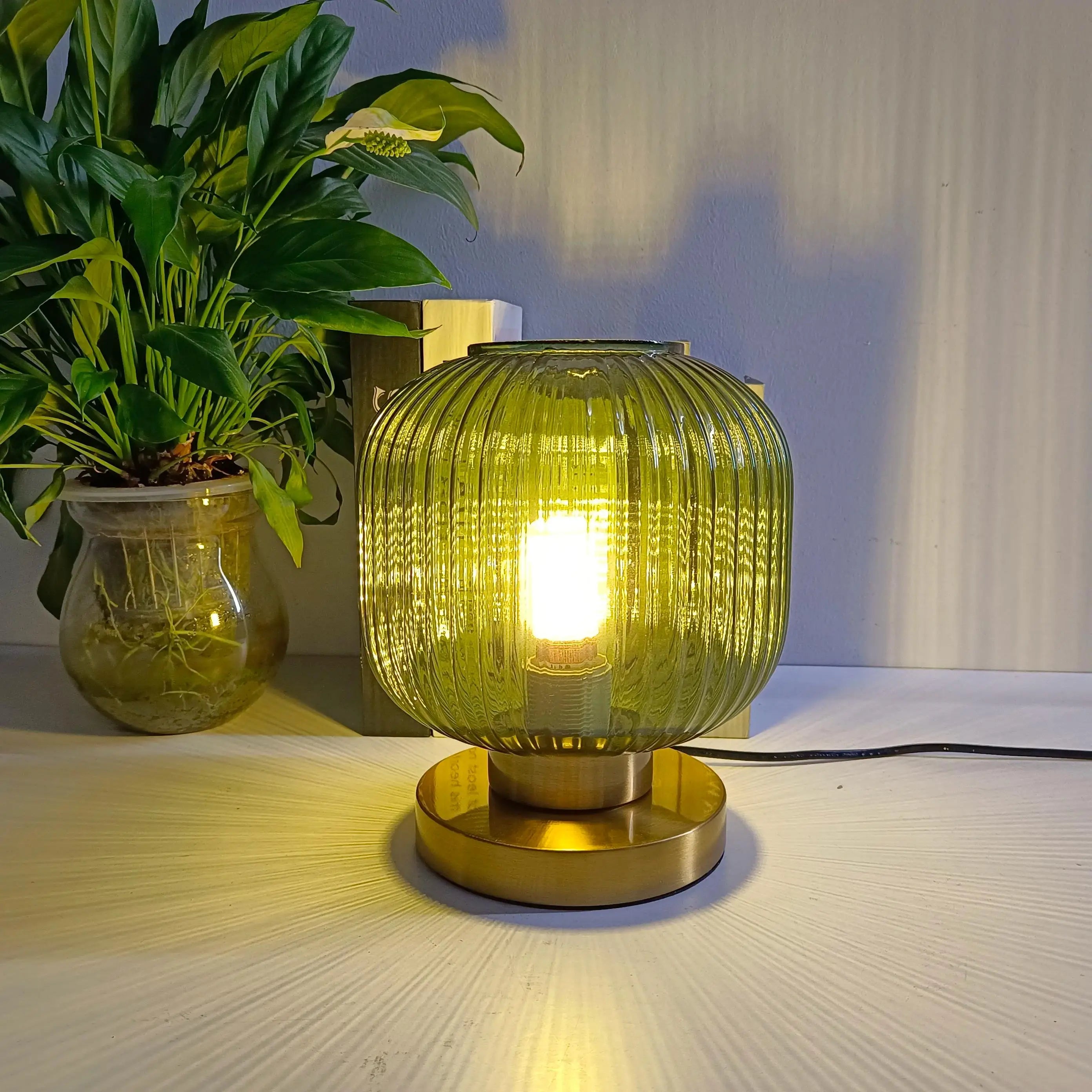 Lampe de chevet verre