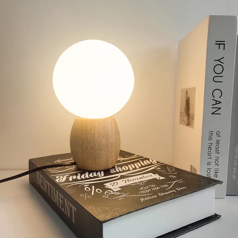 Lampe De Chevet Bois Scandinave