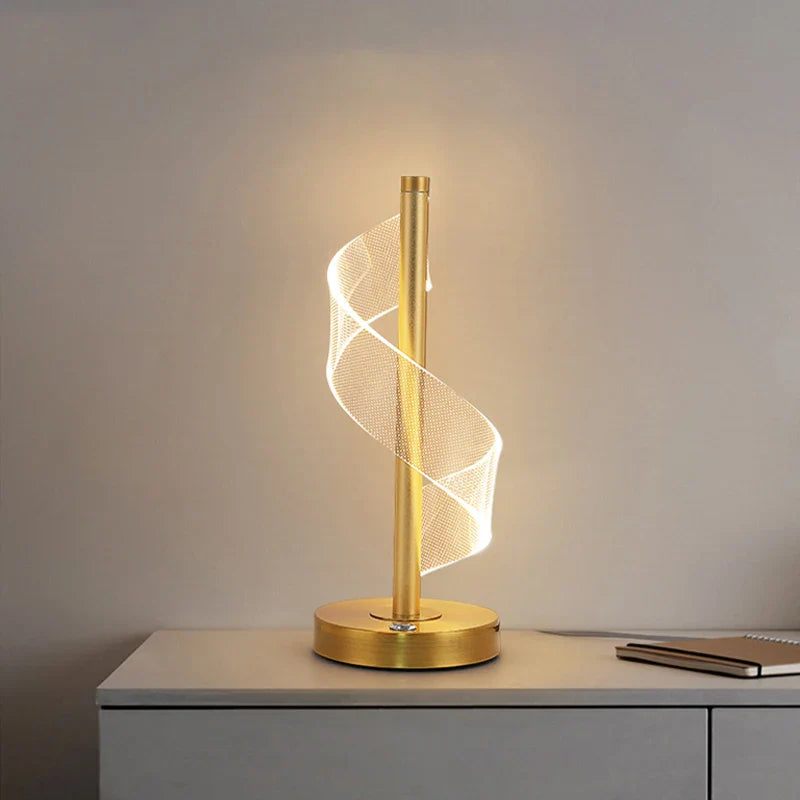 Lampe de chevet verre design