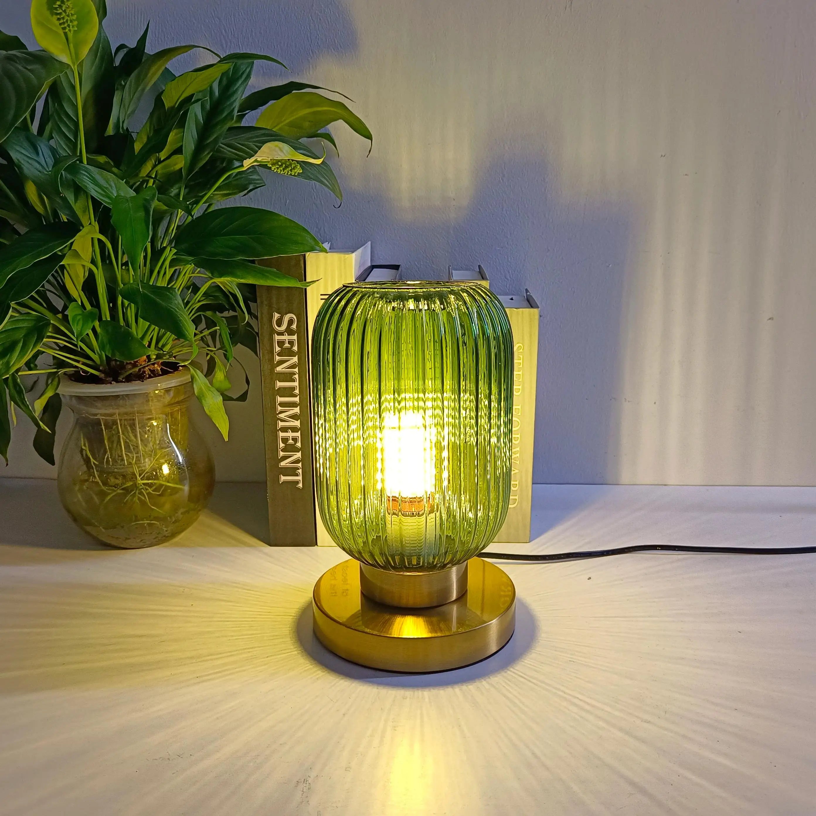 Lampe de chevet verre