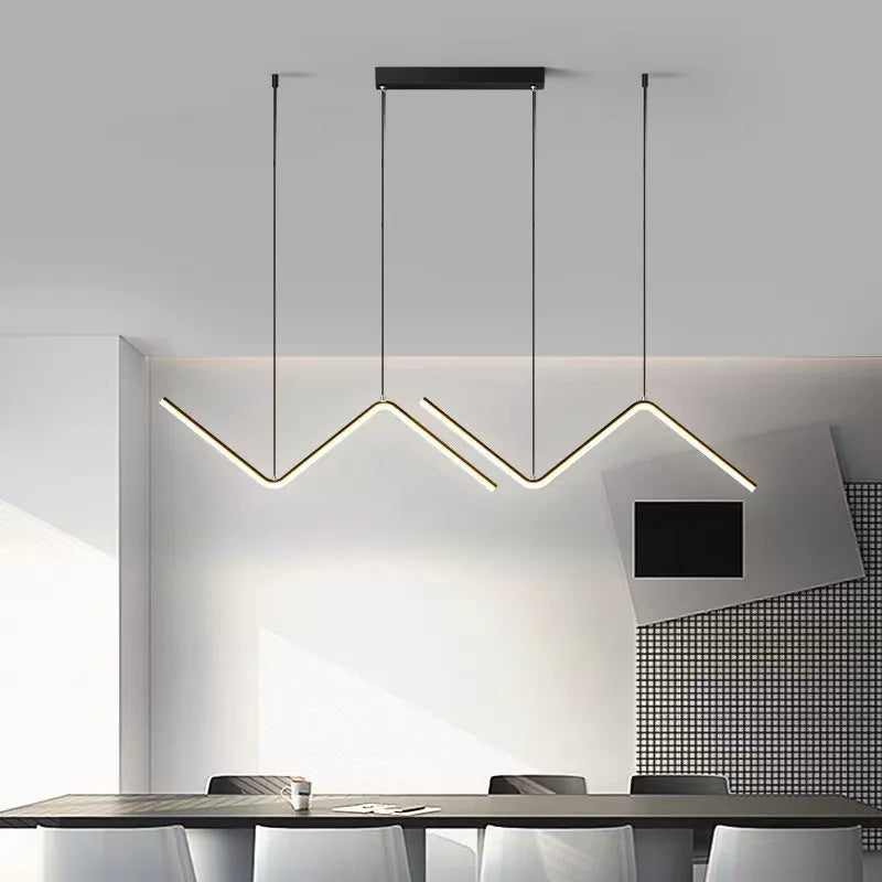 Lustre design noir