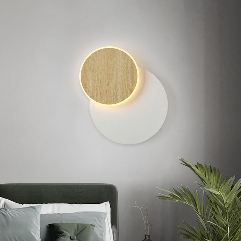 Applique murale bois led moderne